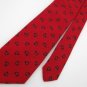 Vintage JoS A Bank Wool Xmas Horn Red Blk Gray Narrow Men Neck Tie Necktie #EV