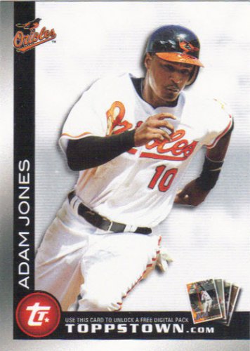 Adam Jones 2010 Topps 'Topps Town' #TTT20 Baltimore Orioles Baseball Card