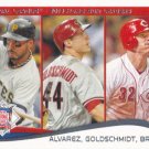Pedro Alvarez-Paul Goldschmidt-Jay Bruce 2014 Topps #38 Baseball Card