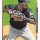 Adeiny Hechavarria 2014 Topps #41 Miami Marlins Baseball Card Adeiny Hechavarria 2014 Topps #41 Miami Marlins Baseball Card