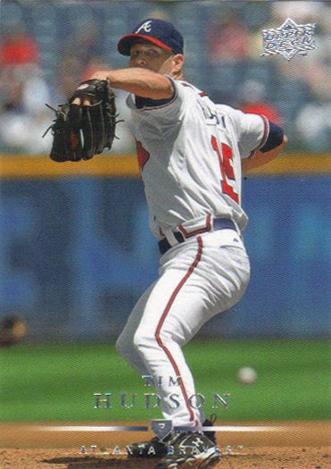 Tim Hudson 2008 Upper Deck #41 Atlanta Braves Baseball Card