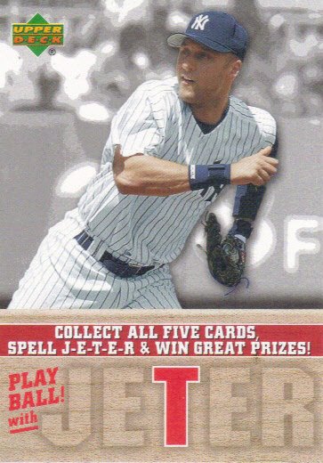 Derek Jeter 2006 Upper Deck New York Yankees Baseball Card