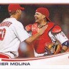Yadier Molina 2013 Topps #4 St. Louis Cardinals Baseball Card
