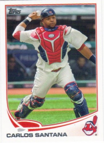 Carlos Santana: Cleveland Indians catcher 2013 