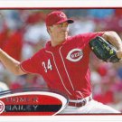 Homer Bailey 2012 Topps #659 Cincinnati Reds Baseball Card
