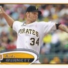 A.J. Burnett 2012 Topps Update #US49 Pittsburgh Pirates Baseball Card