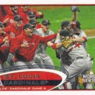 St. Louis Cardinals 2012 Topps #233 Baseball Team Card