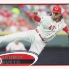 Johnny Cueto 2012 Topps #135 Cincinnati Reds Baseball Card