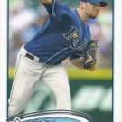 Wade Davis 2012 Topps #578 Tampa Bay Rays Baseball Card