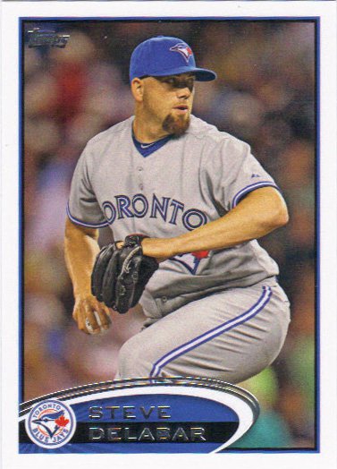 Steve Delabar 2012 Topps Update #US147 Toronto Blue Jays Baseball Card