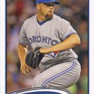 Steve Delabar 2012 Topps Update #US147 Toronto Blue Jays Baseball Card
