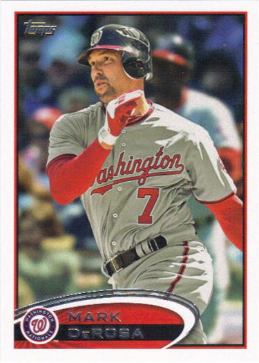 Mark DeRosa 2012 Topps Update #US227 Washington Nationals Baseball Card