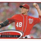 Ross Detwiler 2012 Topps Update #US315 Washington Nationals Baseball Card