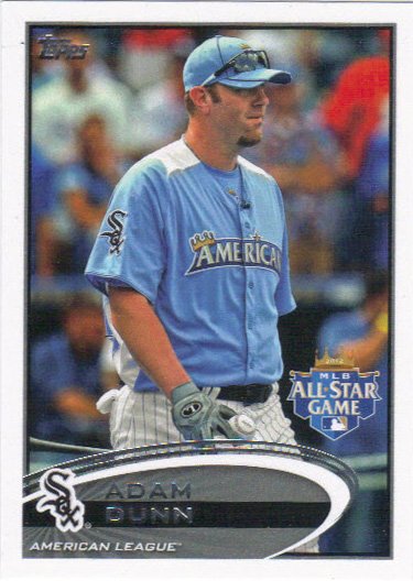 Adam Dunn 2012 Topps Update #US76 Chicago White Sox Baseball Card