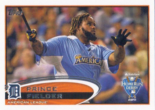 Prince Fielder 2012 Topps Update #US237 Detroit Tigers Baseball Card