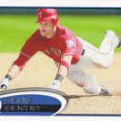 Craig Gentry 2012 Topps #347 Texas Rangers Baseball Card