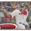 Adrian Gonzalez 2012 Topps #50 Boston Red Sox Baseball Card