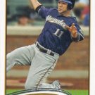 Alex Gonzalez 2012 Topps #589 Milwaukee Brewers Baseball Card