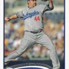 Aaron Harang 2012 Topps #357 Los Angeles Dodgers Baseball Card