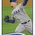 Matt Harrison 2012 Topps #481 Texas Rangers Baseball Card