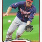 Luke Hughes 2012 Topps #539 Minnesota Twins Baseball Card
