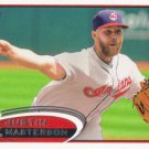 Justin Masterson 2012 Topps #205 Cleveland Indians Baseball Card