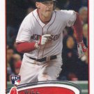 Will Middlebrooks 2012 Topps Update Rookie #US265 Boston Red Sox Baseball Card