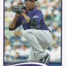 Juan Nicasio 2012 Topps #112 Colorado Rockies Baseball Card