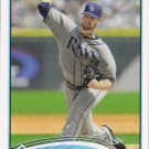 Jeff Niemann 2012 Topps #203 Tampa Bay Rays Baseball Card