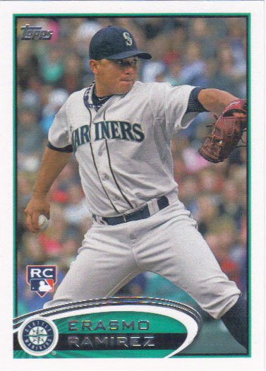 Erasmo Ramirez 2012 Topps Update Rookie #US245 Seattle Mariners Baseball Card