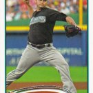 Anibal Sanchez 2012 Topps #157 Miami Marlins Baseball Card