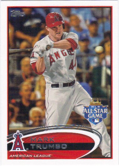 Mark Trumbo 2012 Topps Update #US10 Los Angeles Angels Baseball Card