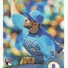 Aaron Crow 2011 Topps Rookie #633 Kansas City Royals Baseball Card
