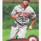 Chris Heisey 2011 Topps #336 Cincinnati Reds Baseball Card