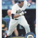 Cedric Hunter 2011 Topps Rookie #554 San Diego Padres Baseball Card
