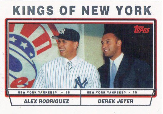 Derek Jeter-Alex Rodriguez 2011 Topps '60 Years of Collecting' #112 New York Yankees Baseball Card