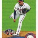 Jair Jurrjens 2011 Topps Update #US109 Atlanta Braves Baseball Card