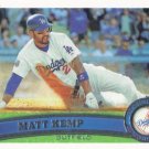 Matt Kemp 2011 Topps #375 Los Angeles Dodgers Baseball Card