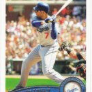 James Loney 2011 Topps #305 Los Angeles Dodgers Baseball Card