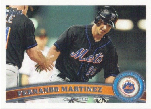 Fernando Martinez 2011 Topps Update #US322 New York Mets Baseball Card
