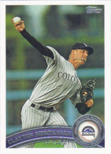 Clayton Mortensen 2011 Topps Update #US87 Colorado Rockies Baseball Card