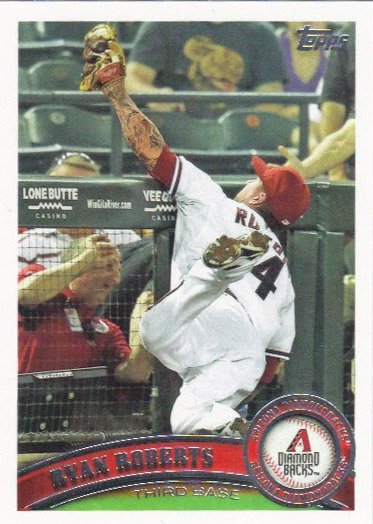 Ryan Roberts 2011 Topps Update #US237 Arizona Diamondbacks Baseball Card
