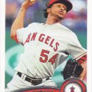 Ervin Santana 2011 Topps #439 Los Angeles Angels Baseball Card
