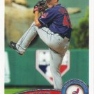 Josh Tomlin 2011 Topps #160 Cleveland Indians Baseball Card