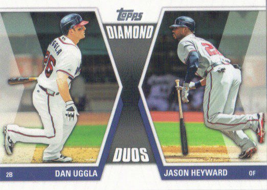 Dan Uggla-Jason Heyward 2011 Topps 'Diamond Duos' #DD-5 Atlanta Braves Baseball Card