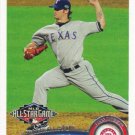 C.J. Wilson 2011 Topps Update #US147 Texas Rangers Baseball Card