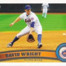 David Wright 2011 Topps #15 New York Mets Baseball Card