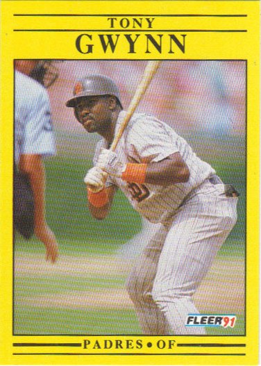 Tony Gwynn baseball card (San Diego Padres) 1992 Upper Deck