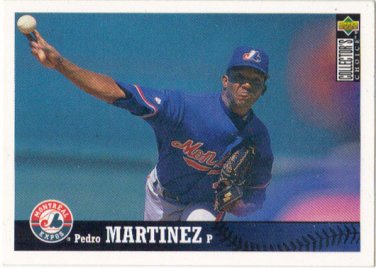 Pedro Martinez 1997 Upper Deck Collector's Choice #162 Montreal Expos  Baseball Card