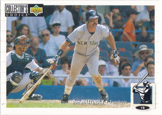 Don Mattingly 1994 Upper Deck Collector's Choice 192 New